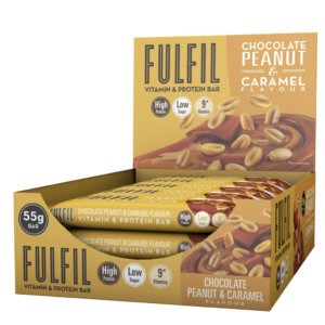 FULFIL Chocolat, Cacahuètes & Caramel 15 x 55 gr